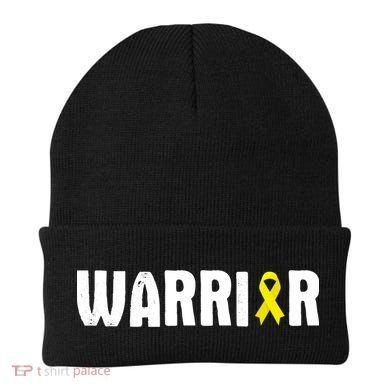 Bladder Cancer Warrior Gift Awareness Fighter Quote Saying Gift Beanie