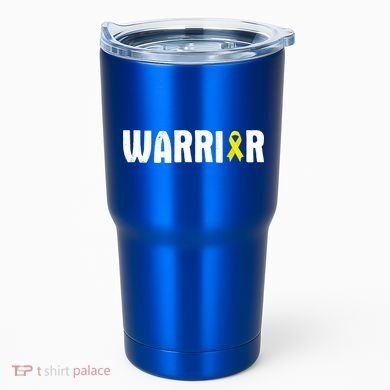 Bladder Cancer Warrior Gift Awareness Fighter Quote Saying Gift Tumbler