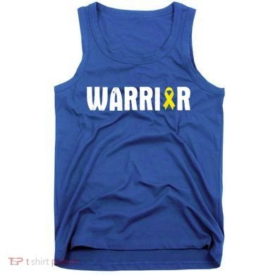 Bladder Cancer Warrior Gift Awareness Fighter Quote Saying Gift Tank Top