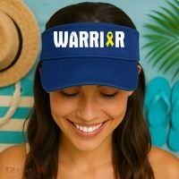 Bladder Cancer Warrior Gift Awareness Fighter Quote Saying Gift Visor thumb 2