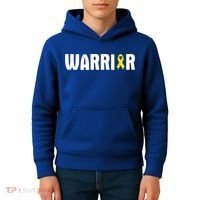 Bladder Cancer Warrior Gift Awareness Fighter Quote Saying Gift Kids Hoodie thumb 4