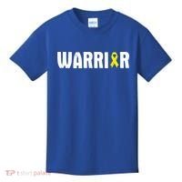 Bladder Cancer Warrior Gift Awareness Fighter Quote Saying Gift Kids T-Shirt thumb 0