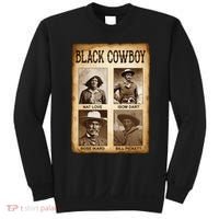 Black Cowboy Western Rodeo Melanin Black History Texas Sweatshirt thumb 0