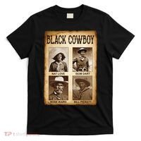 Black Cowboy Western Rodeo Melanin Black History Texas T-Shirt thumb 0