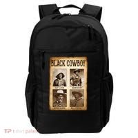 Black Cowboy Western Rodeo Melanin Black History Texas Backpack thumb 0