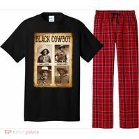 Black Cowboy Western Rodeo Melanin Black History Texas Pajama Set thumb 0