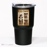 Black Cowboy Western Rodeo Melanin Black History Texas Tumbler thumb 0