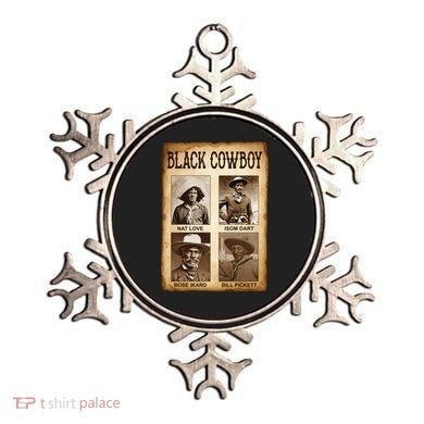 Black Cowboy Western Rodeo Melanin Black History Texas Ornament