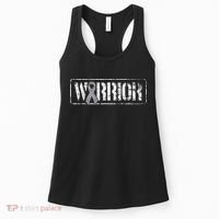 Brain Cancer Warrior Grey Military Style Ribbon Women's Tank Top thumb 0