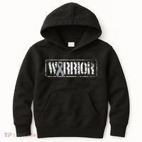Brain Cancer Warrior Grey Military Style Ribbon Kids Hoodie thumb 0