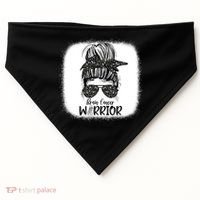 Brain Cancer Warrior Gift USA-Made Doggie Bandana thumb 0