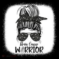 Brain Cancer Warrior Gift Bucket Hat thumb 4