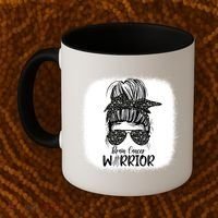 Brain Cancer Warrior Gift Coffee Mug thumb 2