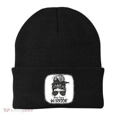 Brain Cancer Warrior Gift Beanie