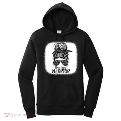 Brain Cancer Warrior Gift Women's Hoodie