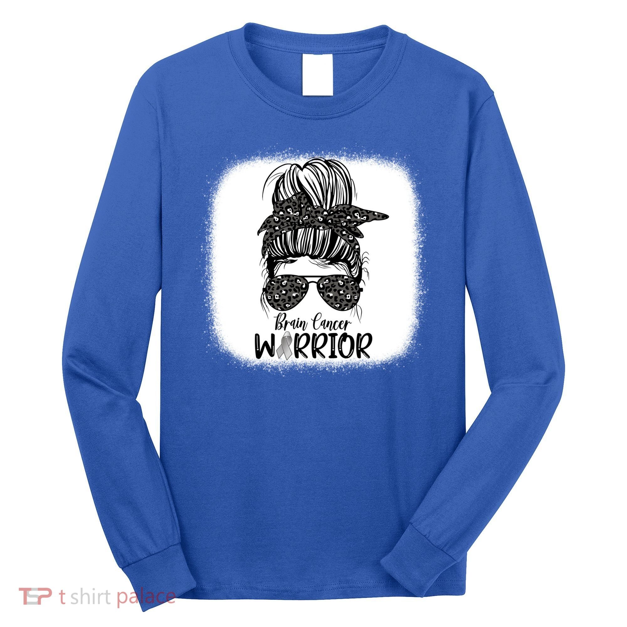 Brain Cancer Warrior Gift Long Sleeve Shirt