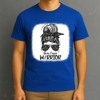Brain Cancer Warrior Gift T-Shirt thumb 3