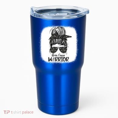 Brain Cancer Warrior Gift Tumbler