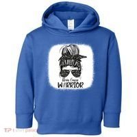 Brain Cancer Warrior Gift Toddler Hoodie thumb 0