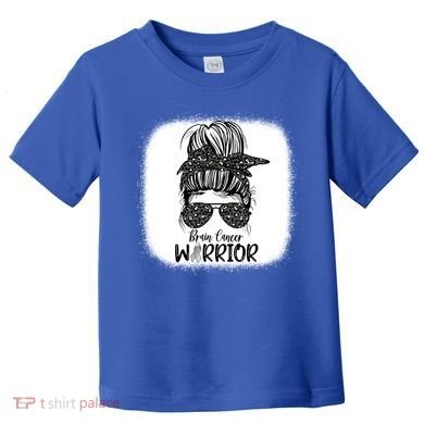 Brain Cancer Warrior Gift Toddler T-Shirt