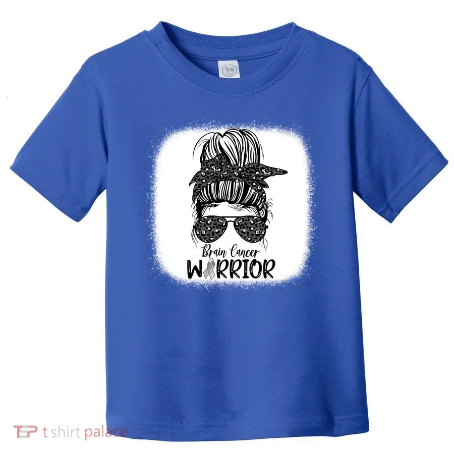 Brain Cancer Warrior Gift Toddler T-Shirt