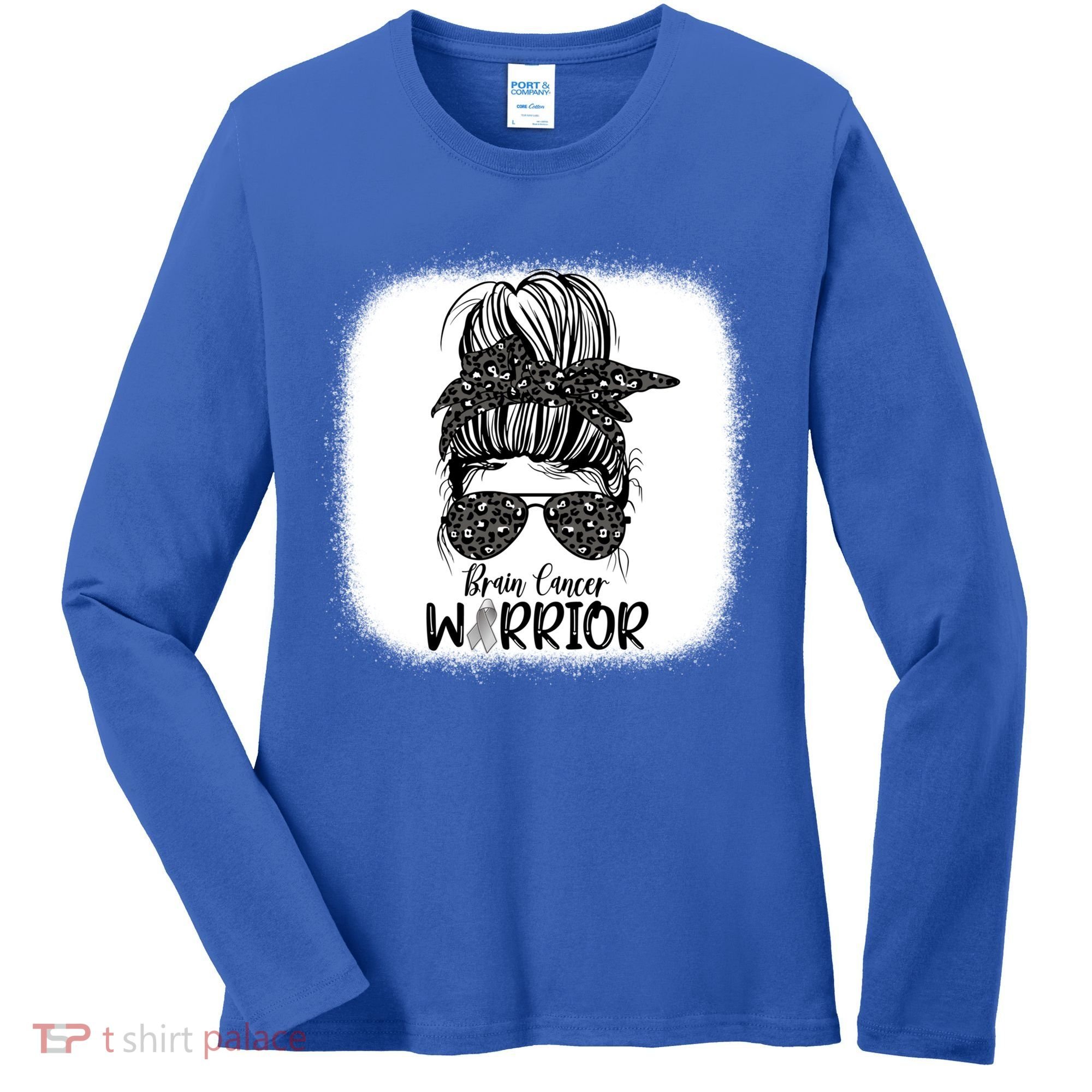 Brain Cancer Warrior Gift Women's Long Sleeve Shirt