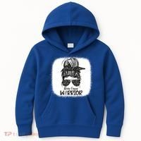 Brain Cancer Warrior Gift Kids Hoodie thumb 0