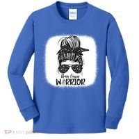 Brain Cancer Warrior Gift Kids Long Sleeve Shirt thumb 0