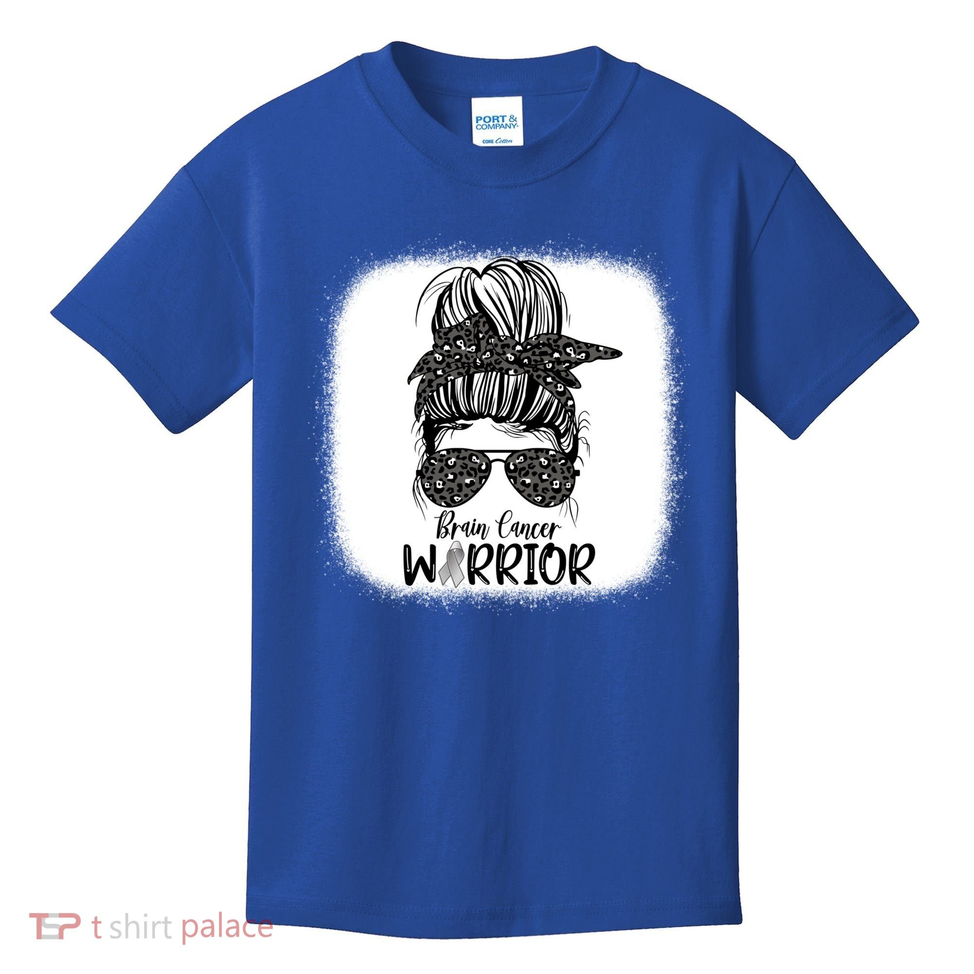 Brain Cancer Warrior Gift Kids T-Shirt