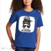 Brain Cancer Warrior Gift Kids T-Shirt thumb 2