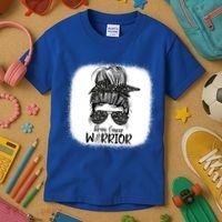 Brain Cancer Warrior Gift Kids T-Shirt thumb 3