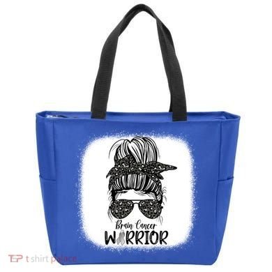 Brain Cancer Warrior Gift Tote Bag