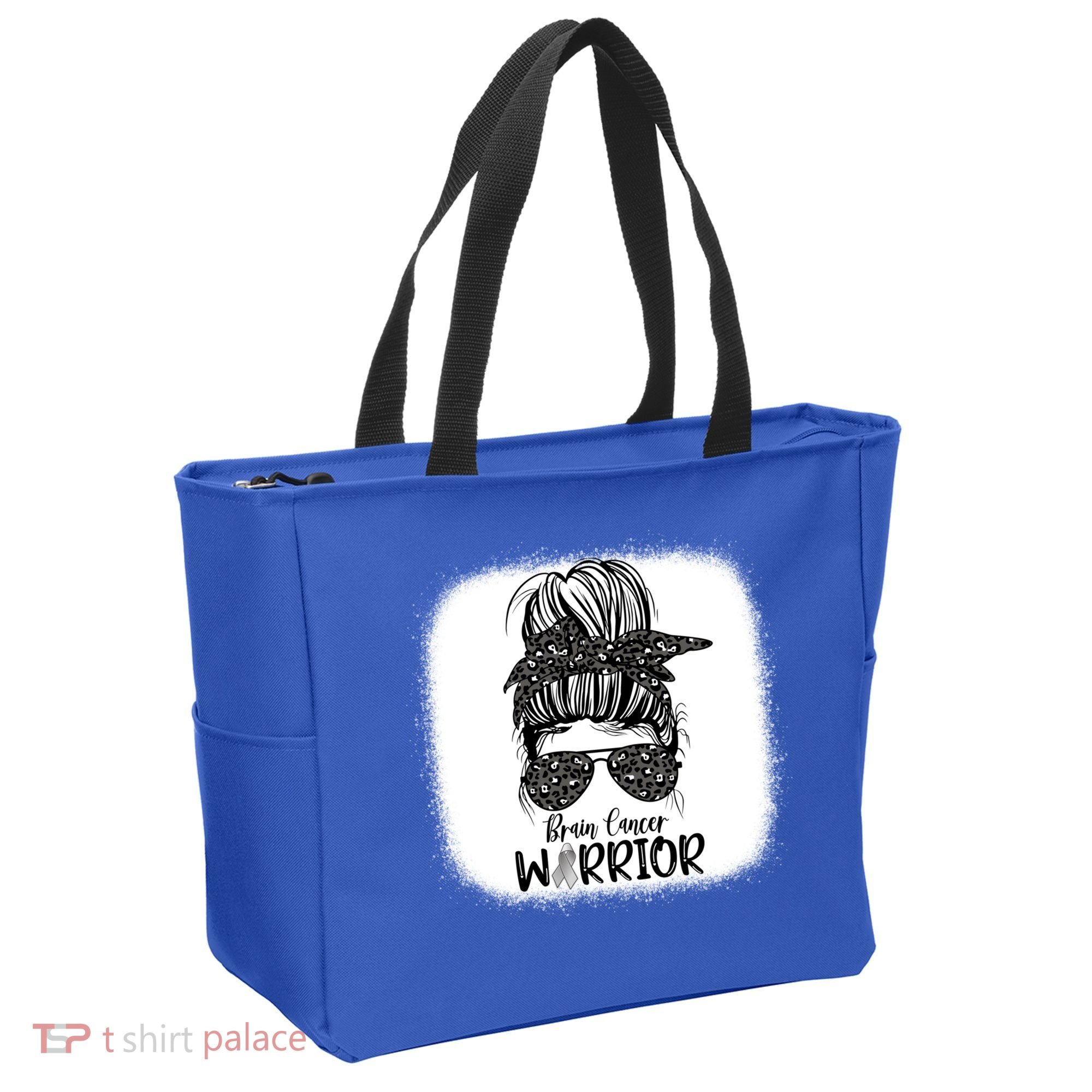 Brain Cancer Warrior Gift Tote Bag