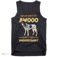 Bluetick Coonhound What Part Of Awooo DidnT You Understand Tank Top thumb 0