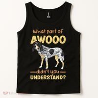 Bluetick Coonhound What Part Of Awooo DidnT You Understand Tank Top thumb 2