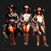 Black Cowgirl Western Rodeo Melanin Black History Texas Toddler Hoodie thumb 2