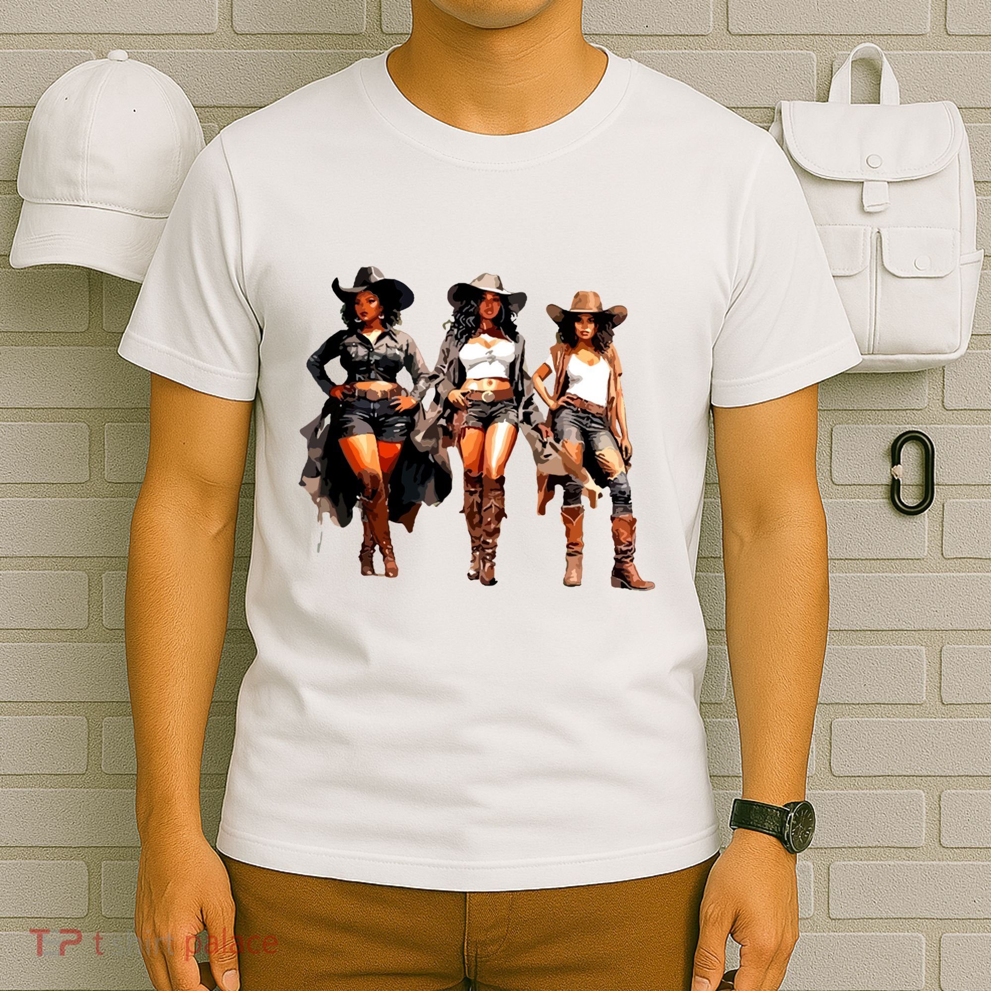 Black Cowgirl Western Rodeo Melanin Black History Texas T-Shirt