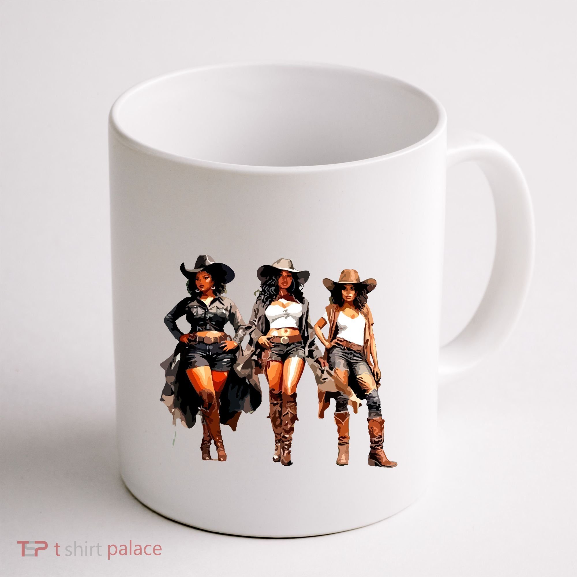 Black Cowgirl Western Rodeo Melanin Black History Texas Coffee Mug