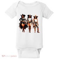 Black Cowgirl Western Rodeo Melanin Black History Texas Baby Bodysuit thumb 0