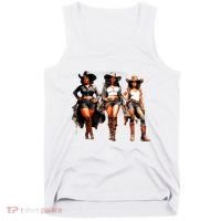 Black Cowgirl Western Rodeo Melanin Black History Texas Tank Top thumb 0