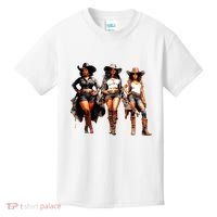 Black Cowgirl Western Rodeo Melanin Black History Texas Kids T-Shirt thumb 0