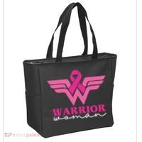 Breast Cancer Warrior Gift For Her Tote Bag thumb 2