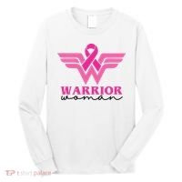 Breast Cancer Warrior Gift For Her Long Sleeve Shirt thumb 0