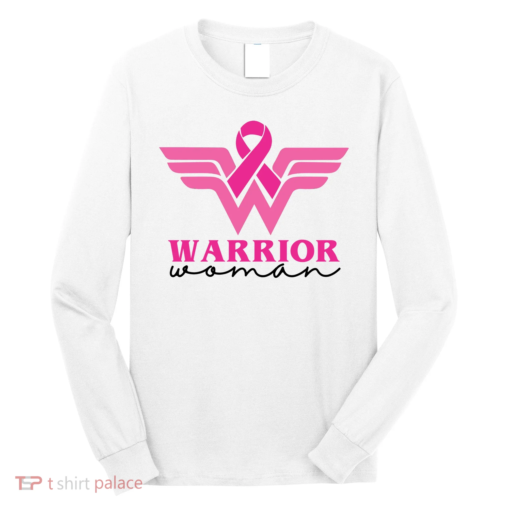 Breast Cancer Warrior Gift For Her Long Sleeve Shirt
