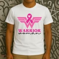 Breast Cancer Warrior Gift For Her T-Shirt thumb 3