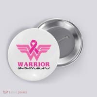 Breast Cancer Warrior Gift For Her Button thumb 0