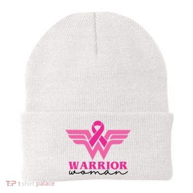 Breast Cancer Warrior Gift For Her Beanie