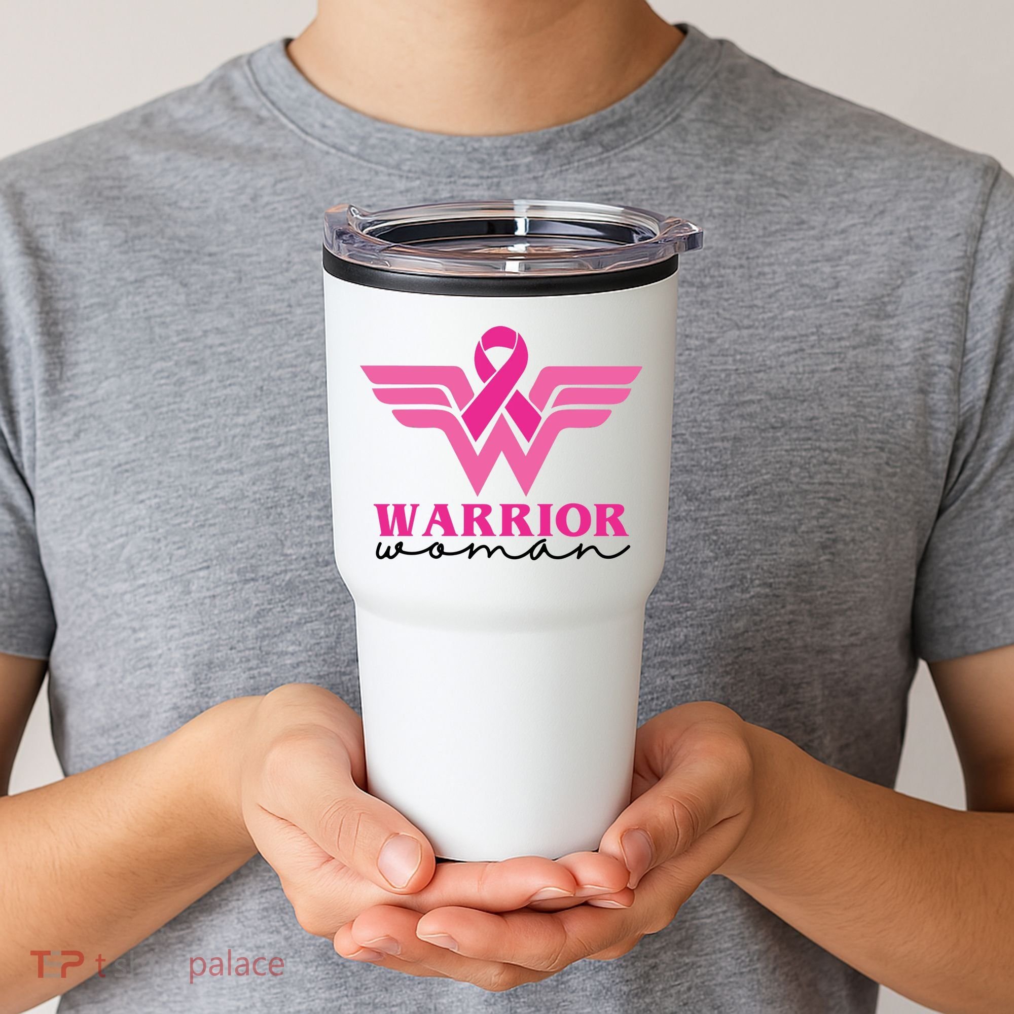 Breast Cancer Warrior Gift For Her Tumbler