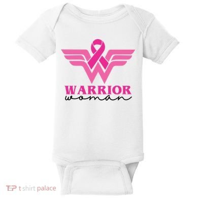 Breast Cancer Warrior Gift For Her Baby Bodysuit