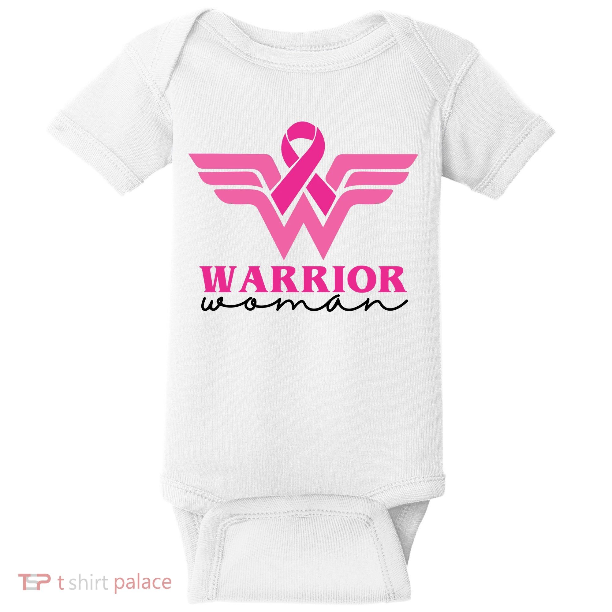 Breast Cancer Warrior Gift For Her Baby Bodysuit